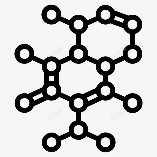 分子原子化学图标svg_新图网 https://ixintu.com 分子 化学 原子 概要 科学 结构