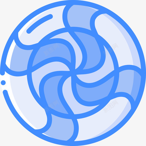 糖果糖果9蓝色图标svg_新图网 https://ixintu.com 糖果 蓝色