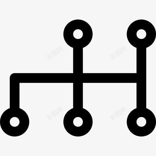 变速器运输和车辆线性图标svg_新图网 https://ixintu.com 变速器 线性 车辆 运输