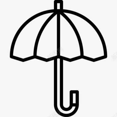 伞弹簧79直线型图标图标