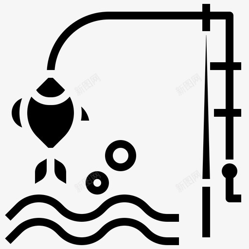 钓鱼背包客9加油图标svg_新图网 https://ixintu.com 加油 背包 钓鱼