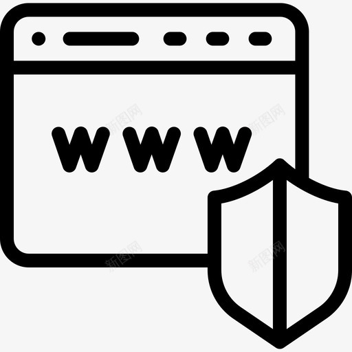 浏览器web开发66线性图标svg_新图网 https://ixintu.com web 开发 浏览器 线性
