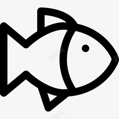 鱼食品饮料8直链图标图标