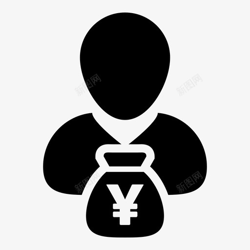 日元钱袋慈善经济图标svg_新图网 https://ixintu.com 17个 利润 图标 慈善 支付 日元 经济 货币 贷款 钱袋