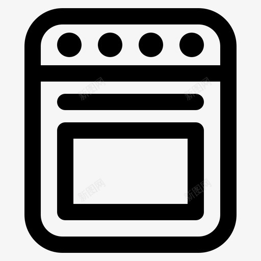 炉灶烹饪食物图标svg_新图网 https://ixintu.com 厨房 暖气 炉灶 烹饪 电子 电子线 线路 食物