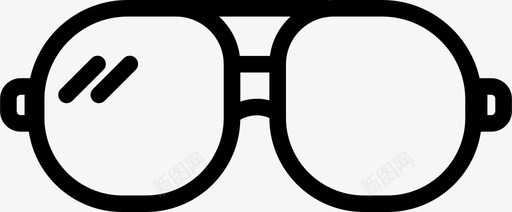 眼镜自行车眼镜护目镜图标图标