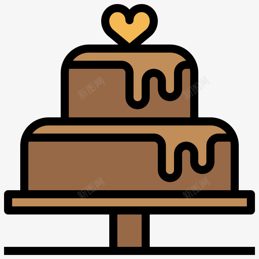 蛋糕甜糖果18线性颜色图标svg_新图网 https://ixintu.com 糖果 线性 蛋糕 颜色