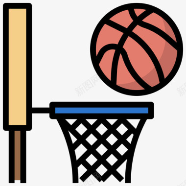 篮球篮球27线颜色图标图标