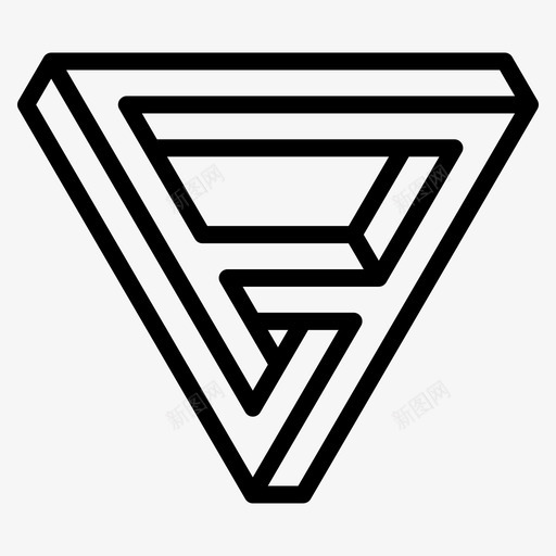 深奥的幻想的幻觉的图标svg_新图网 https://ixintu.com 不可能 幻想 幻觉 形状 抽象 深奥 虚幻 超现实