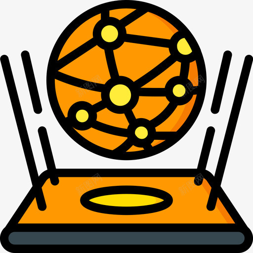 全息图科幻1线性彩色图标svg_新图网 https://ixintu.com 全息图 彩色 科幻 线性