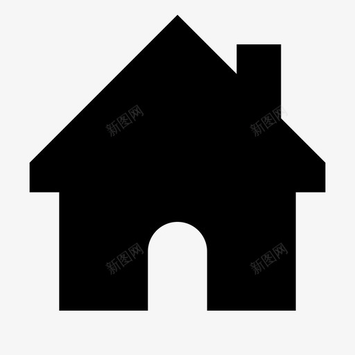 房子建筑物家图标svg_新图网 https://ixintu.com 中转 主页 位置 导航 建筑物 房子 旅行