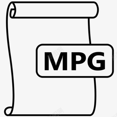mpg文件格式mpeg图标图标