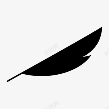 羽毛鸟翅膀图标图标