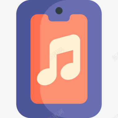 音乐应用程序音乐162平坦图标图标
