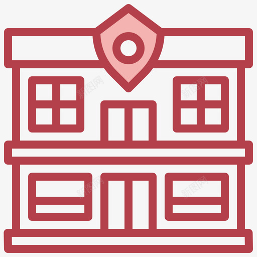 派出所1号楼集合其他图标svg_新图网 https://ixintu.com 其他 号楼 派出所 集合