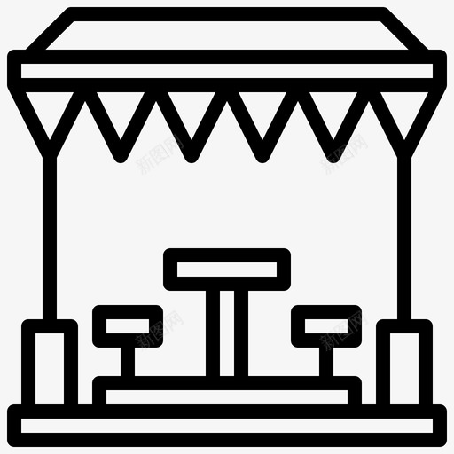 小酒馆108号餐厅线性餐厅图标svg_新图网 https://ixintu.com 108号 小酒馆 线性 餐厅
