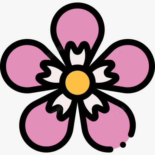 花花37线形颜色图标svg_新图网 https://ixintu.com 线形 颜色