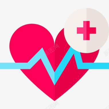 心率医疗服务6平稳图标图标