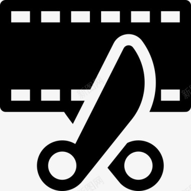 视频编辑电影工业28填充图标图标