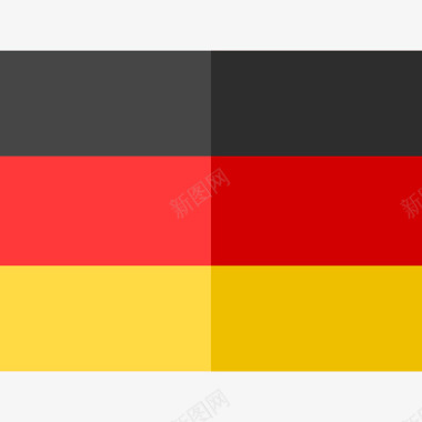 德国国家国旗6平图标图标