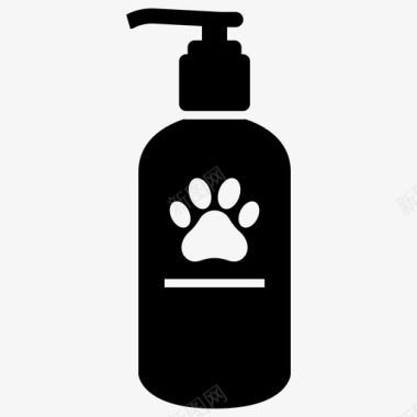 洗发水浴室液体肥皂图标图标