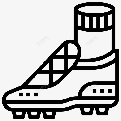 跑鞋美式足球21直线型图标svg_新图网 https://ixintu.com 直线 线型 美式 足球 跑鞋