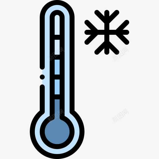 温度计天气239线性颜色图标svg_新图网 https://ixintu.com 天气 温度计 线性 颜色