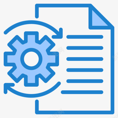 齿轮工程86蓝色图标图标