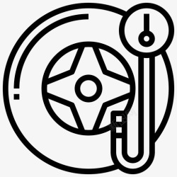 上门式洗车轮胎洗车机8直列式图标高清图片