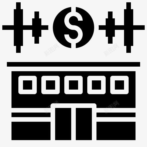 货币股票投资2填充图标svg_新图网 https://ixintu.com 填充 股票投资 货币