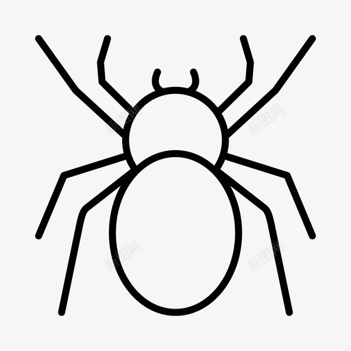 蜘蛛节肢动物昆虫图标svg_新图网 https://ixintu.com 昆虫 昆虫学 节肢动物 蜘蛛