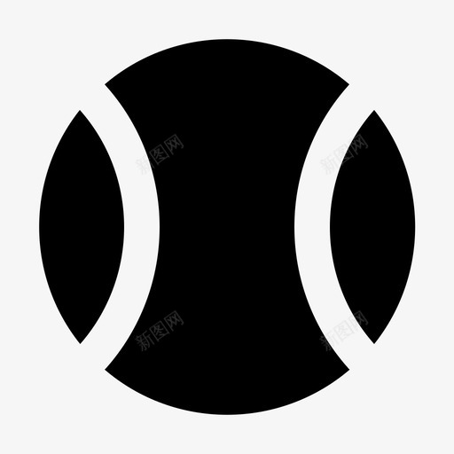网球球设备图标svg_新图网 https://ixintu.com 游戏 网球 设备 运动 锻炼