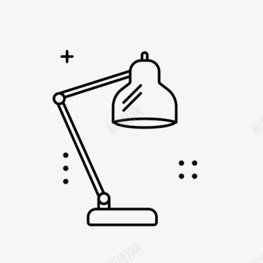 灯灯泡桌子图标图标