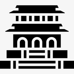 保宫韩国京保宫18号填充图标高清图片