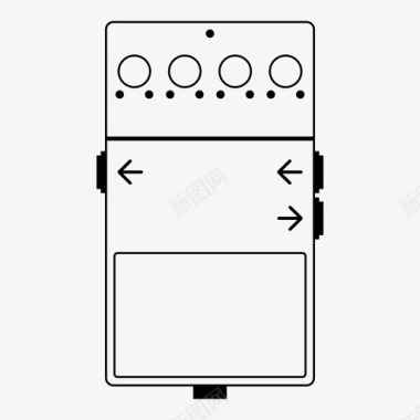 移相踏板低音效果图标图标