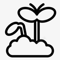 生长的季节生长增长成熟图标高清图片