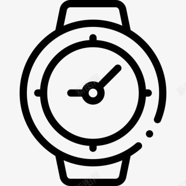 手表奢侈品商店43直线型图标图标