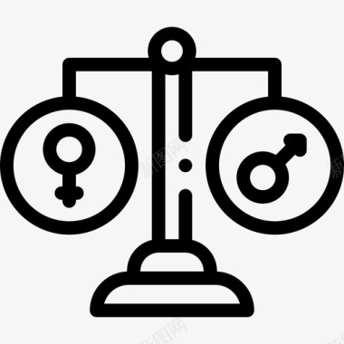 性别平等女权主义35直系图标图标