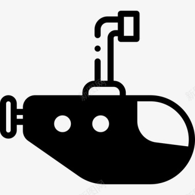 潜艇运输164填充图标图标