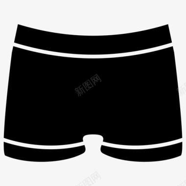 内裤拳击手短裤图标图标