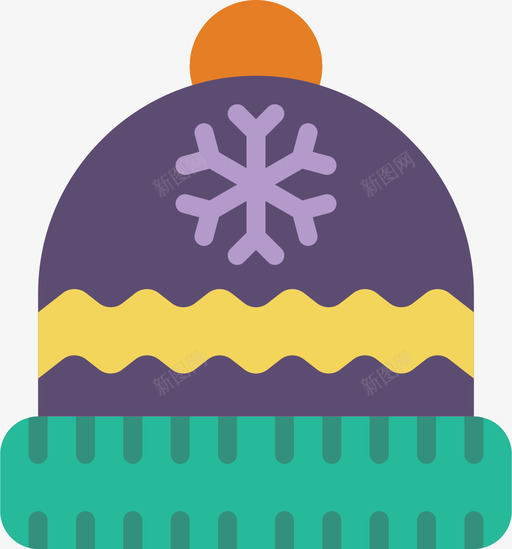 帽子冬季时间1平顶图标svg_新图网 https://ixintu.com 冬季 帽子 平顶 时间