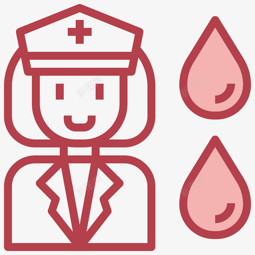 护士献血48人其他图标svg_新图网 https://ixintu.com 48人 其他 护士 献血