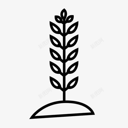 植物天然的树图标svg_新图网 https://ixintu.com 天然 植物