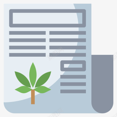 新闻大麻8平淡图标图标
