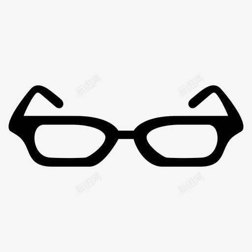 眼镜眼睛风景图标svg_新图网 https://ixintu.com 眼睛 眼镜 视力 风景