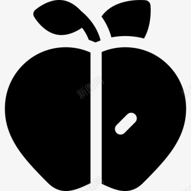 苹果水果和蔬菜66填充图标图标