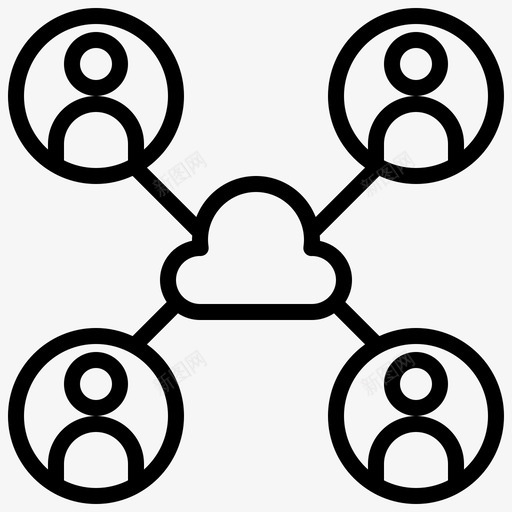 网络记者7直系图标svg_新图网 https://ixintu.com 直系 网络 记者