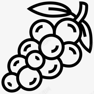 葡萄水果22直系图标图标
