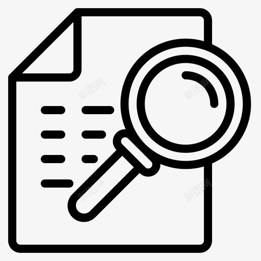 搜索互联网和浏览器1线性图标svg_新图网 https://ixintu.com 互联网 搜索 浏览器 线性
