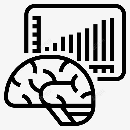 大脑空气污染1线性图标svg_新图网 https://ixintu.com 大脑 空气污染 线性